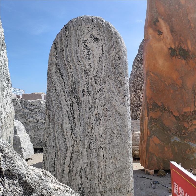 Nature Grey Landscape Stone For Hotel Garden Decoration
