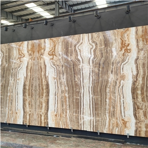 Persian Tiger Onyx For Stone Wall Slab