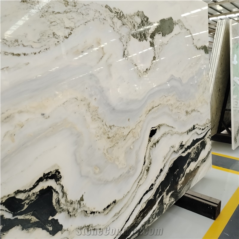 Polished Yunnan Crystal Blue Marble Natural Background Plate