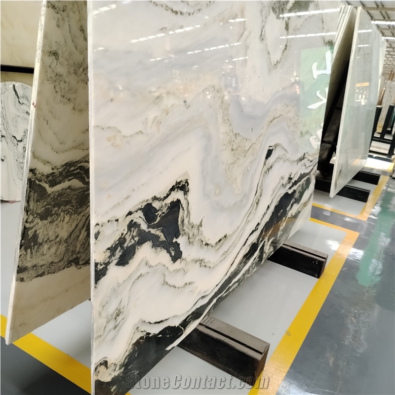 Polished Yunnan Crystal Blue Marble Natural Background Plate
