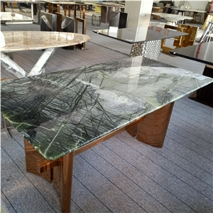 Rectangular Mars Green For Green Tableware Platform
