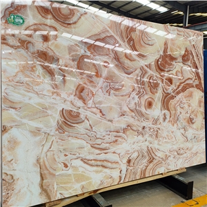 Red Onyx Slab Jade Cloud  For Wall And Slab