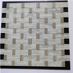 Stone  Mosaic Wall Cladding For Exterior Wall Decorative