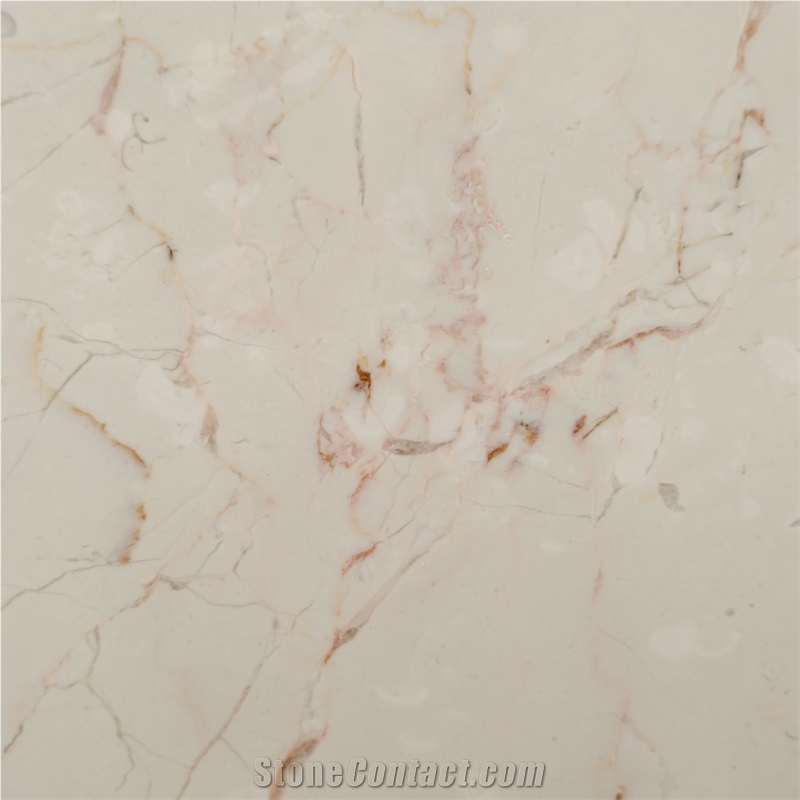 Turkey Ivory Red Marble Slabs And Tiles For Interior Wall