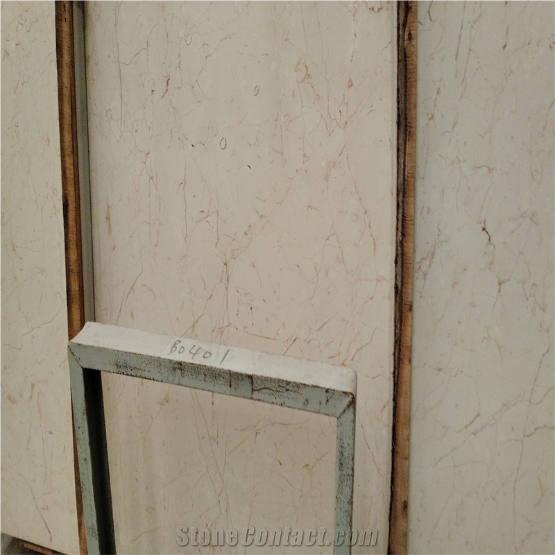 Turkey Ivory Red Marble Slabs And Tiles For Interior Wall