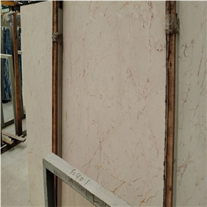 Turkey Ivory Red Marble Slabs And Tiles For Interior Wall