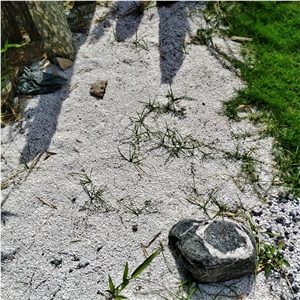 White Thassos Marble Crushed Chips Aggregates For Landscape