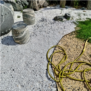 White Thassos Marble Crushed Chips Aggregates For Landscape