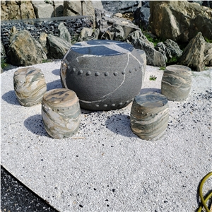 White Thassos Marble Crushed Chips Aggregates For Landscape