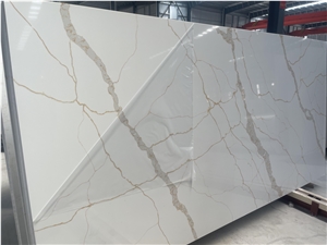 Artificial Calacatta Carrara Solid Stone Slabs&Tiles