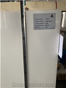 Artificial Stone Engineered Super White Powder Quartz Slabs