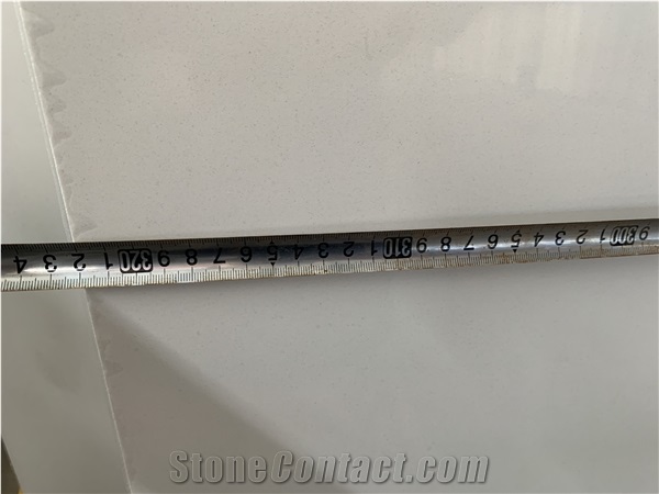 Artificial Stone Engineered Super White Powder Quartz Slabs