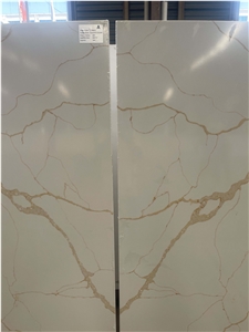 Calacatta Gold 20Mm Thickness Quartz Slabs