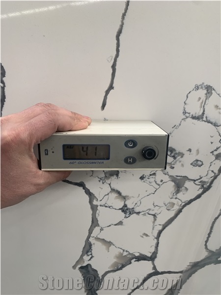 Calacatta Laza Black And White Quartz Stone High Quality