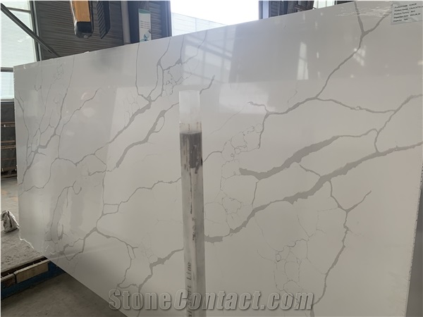 Calacatta Laza Quartz Slabs Engineered Surface Stone