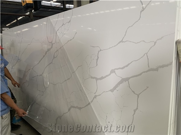 Calacatta Laza Quartz Slabs Engineered Surface Stone