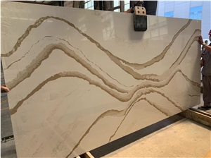 Calacatta White Quartz Slabs