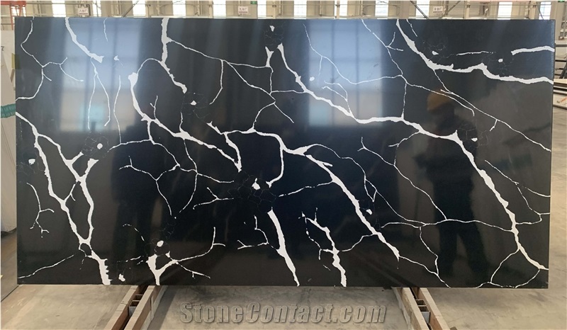 Nero Calacatta Slabs Design Quartz Slabs High Quality