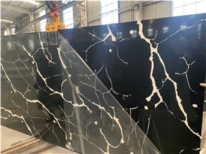 Nero Calacatta Slabs Design Quartz Slabs High Quality