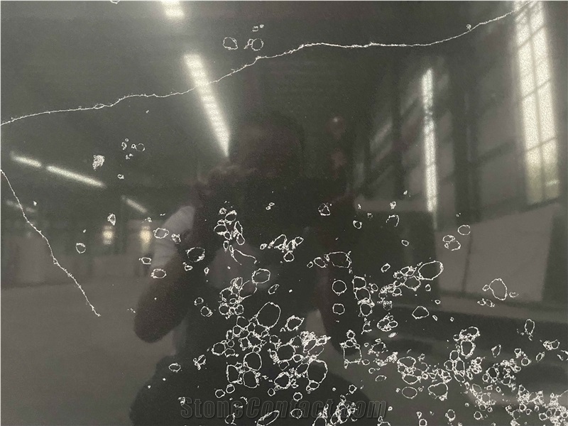 Nero Marquina Quartz Big Slabs Showing