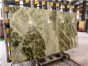 Green Forest Jade Marble Slabs Natural Stone