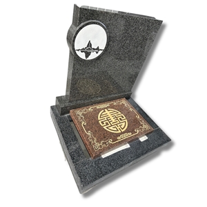 Japanese Monument Designs Black Headstone And Monument