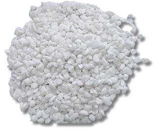 Tumbled White Pebble Stone 10-80Mm