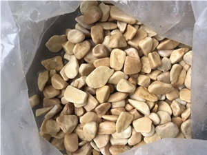 Tumbled Yellow Pebble Stone 10-80Mm