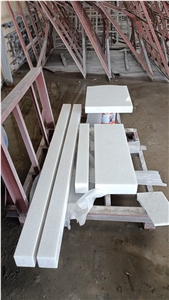 WHITE MARBLE TOMBSTONE - HEADSTONE - MONUMENT CUSTOM DESIGN