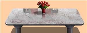 Pink Burgundy Granite Slabs