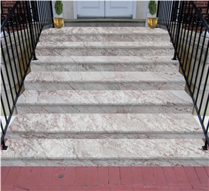Pink Burgundy Granite Slabs
