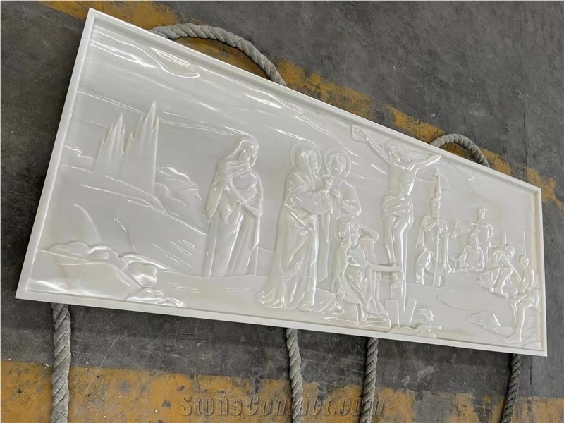 3D Marble Waving Wall Decor Panels Statuario CNC Wall Panels