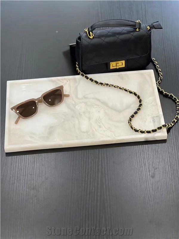 Luxury Stone Plates Granite Copenhagen Jewelry Display Stand
