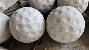 Machine Cut Grey Granite G603 Car Parking Ball Stone Barrier