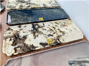 Stone Plate Marble Calacatta Viola Jewelry Display Stands