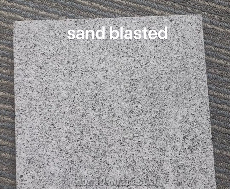 Dark Grey Customized Flamed New G654 Granite Slabs