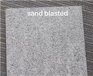 Dark Grey Customized Flamed New G654 Granite Slabs
