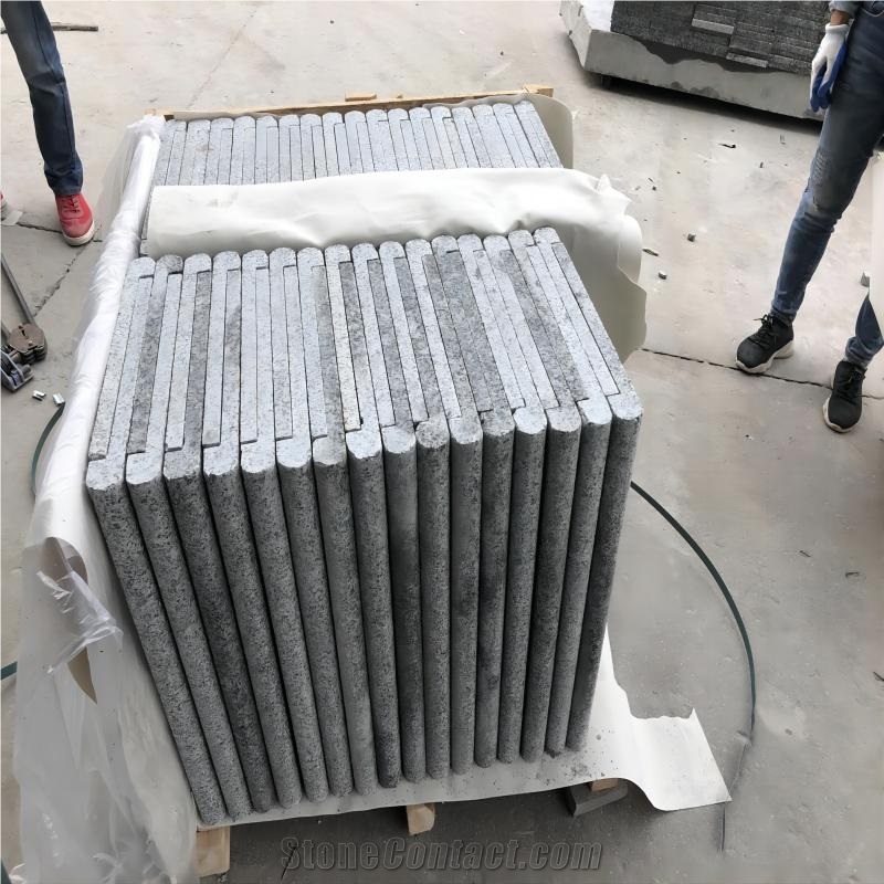 G641 Flamed Granite Tiles With One Long Side Bullnose