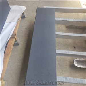 Hainan Bluestone Honed Finish Bullnose Pool Coping