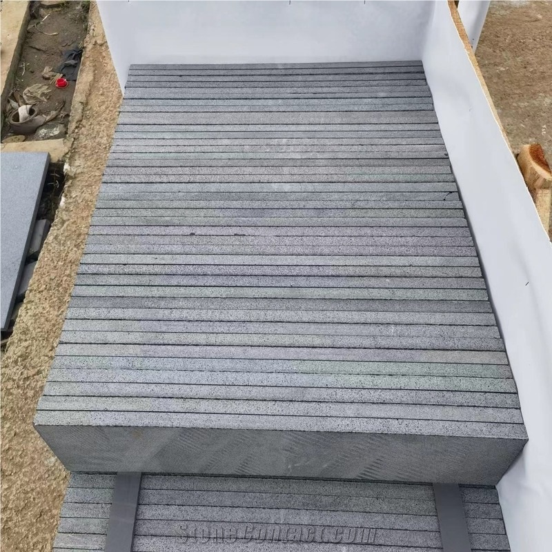 Hainan Bluestone Honed Finish Strip Wall Tiles