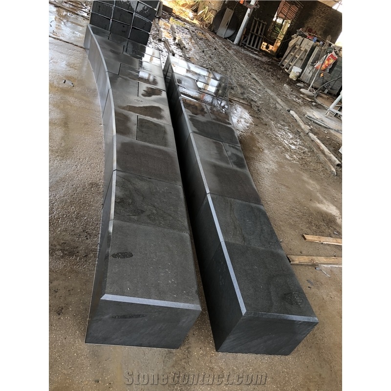 Hainan Bluestone Project Based Kerb  Roadside Stone