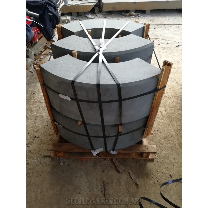 Hainan Bluestone Project Based Kerb  Roadside Stone