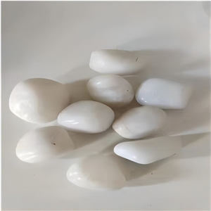 High Gloss White Walkway Washed Pebble Stone High Gloss White Walkway Washed Pebble Stone