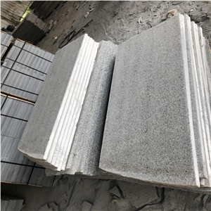 High-Grade G641 Gray Granite Flamed Slabs