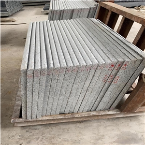 High-Grade G641 Gray Granite Flamed Slabs