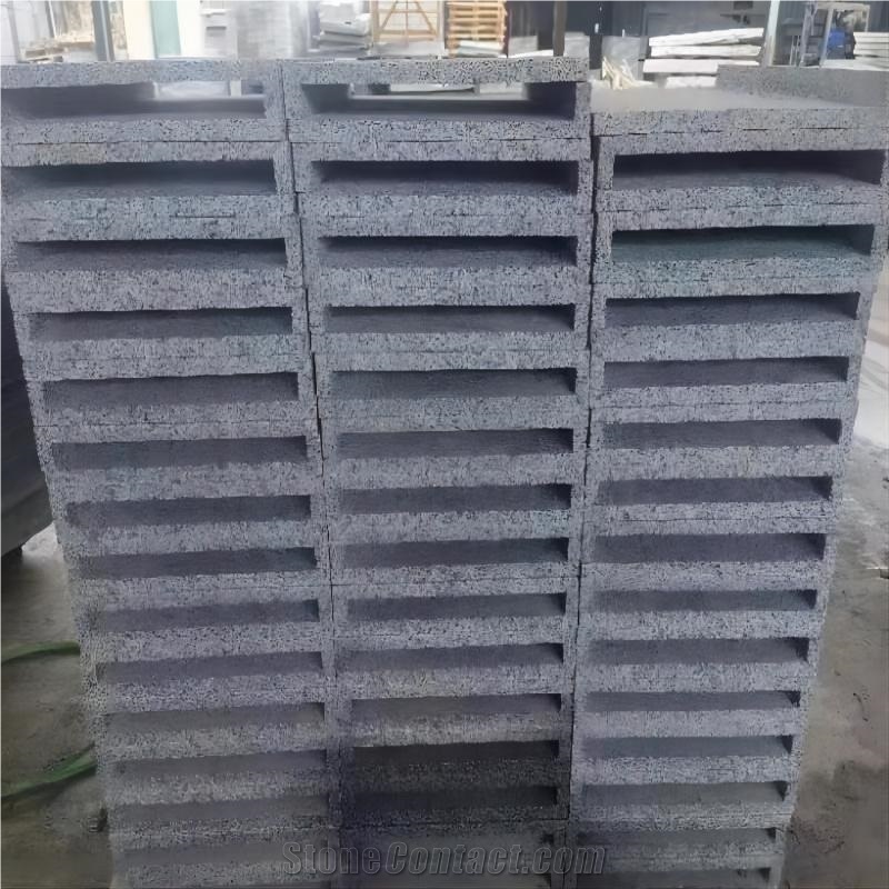 HN G654 Granite Flamed L-Shaped Pool Edging Pavers