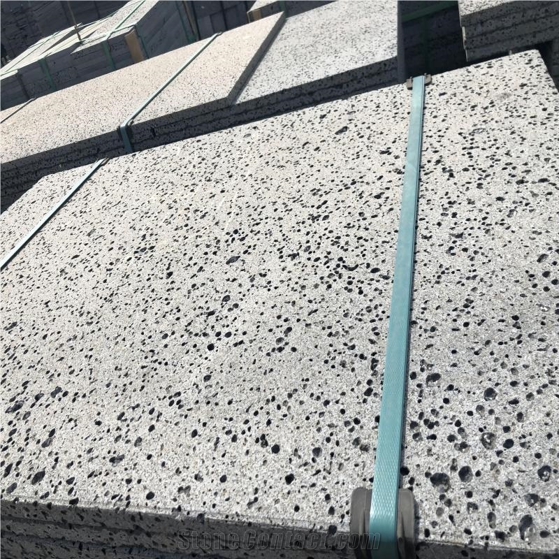 Light Absorption Lava Stone Slabs Sawn Cut Basalt Wall Floor