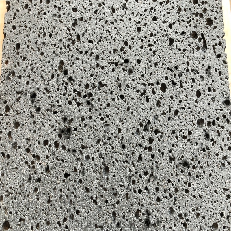 Light Absorption Lava Stone Slabs Sawn Cut Basalt Wall Floor