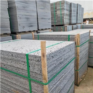 Light Absorption Lava Stone Slabs Sawn Cut Basalt Wall Floor