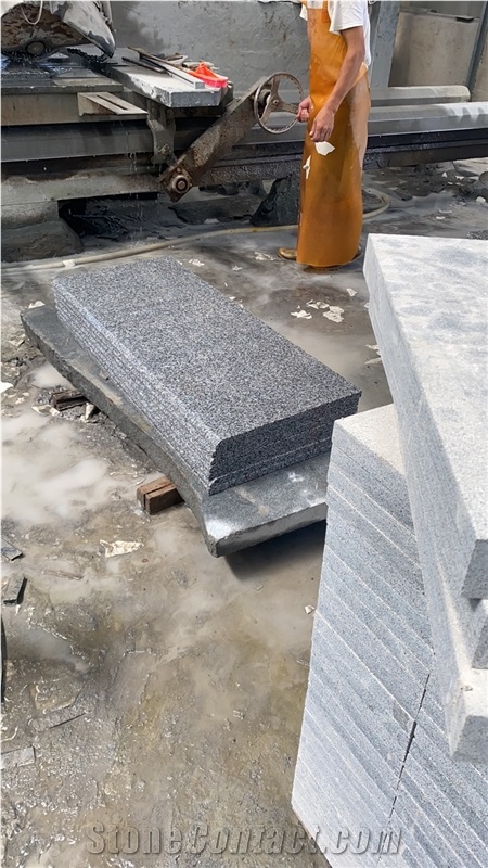 New G654 Cleanest Advanced Dark Black Granite Slabs